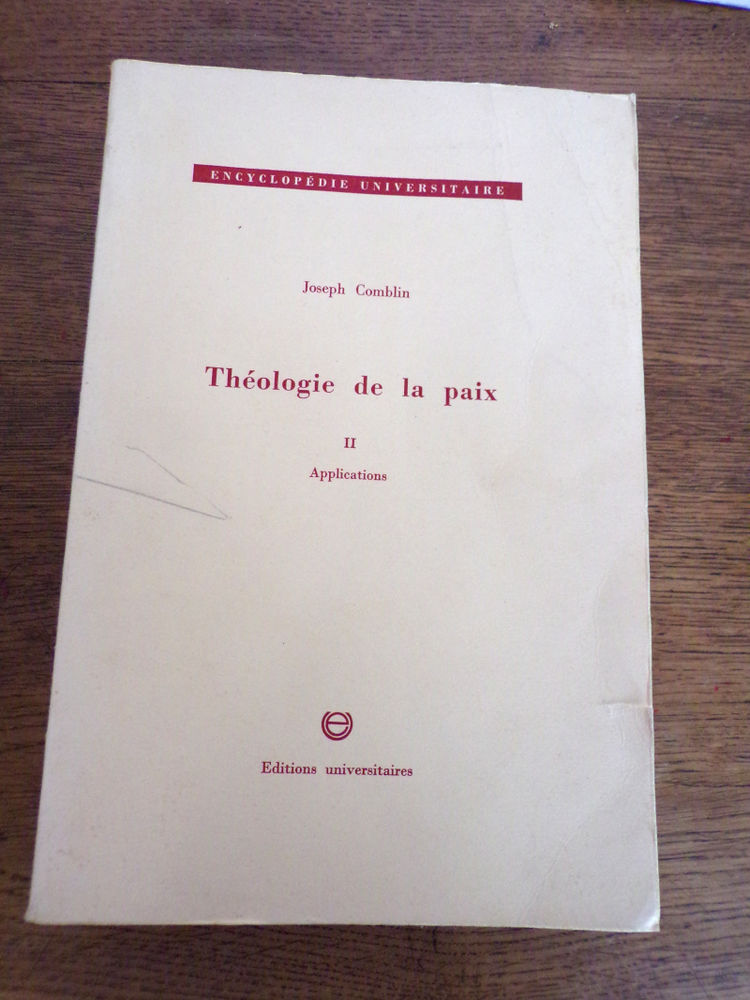 Th�ologie de la paix II applications Joseph Comblin �ditions 26 Laval (53)
