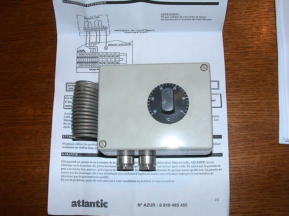thermostat TA 2G d'ambiance a�rothermes - chauffe 60 Cherbourg-Octeville (50)