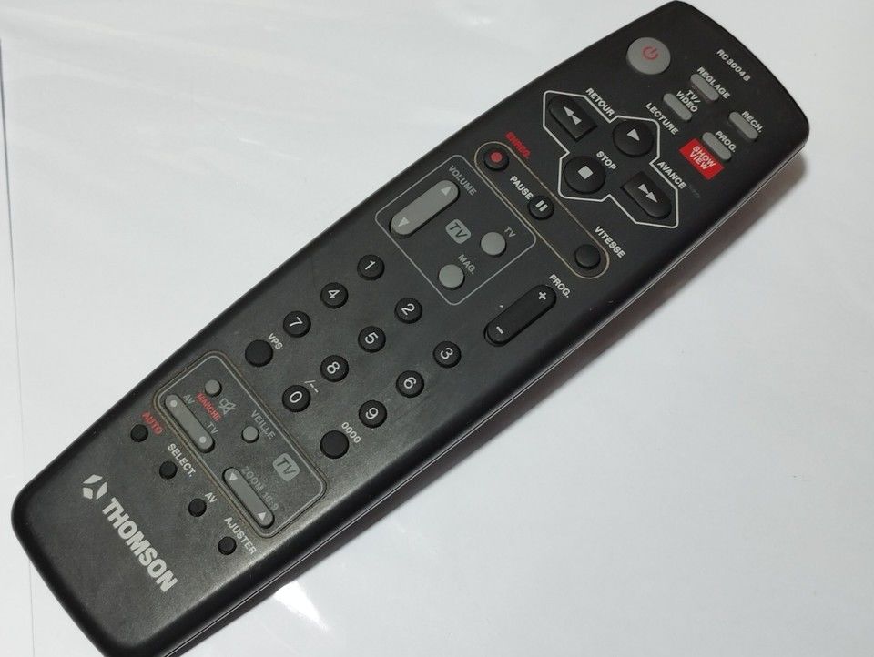 Thomson RC3004 s TELECOMMANDE TV VCR magnetoscope - REMOTE C 0 Lyon 2 (69)