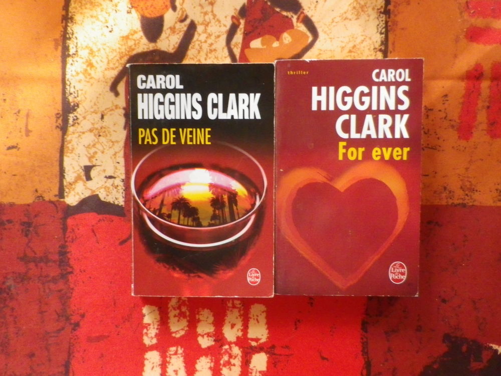 LOT DE 2 THRILLERS DE CAROL HIGGINS CLARK (ou � l'unit�) 4 Bubry (56)