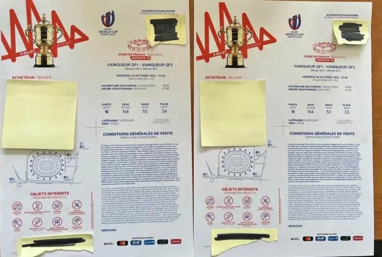 Ticket de rugby 300 Lille (59)