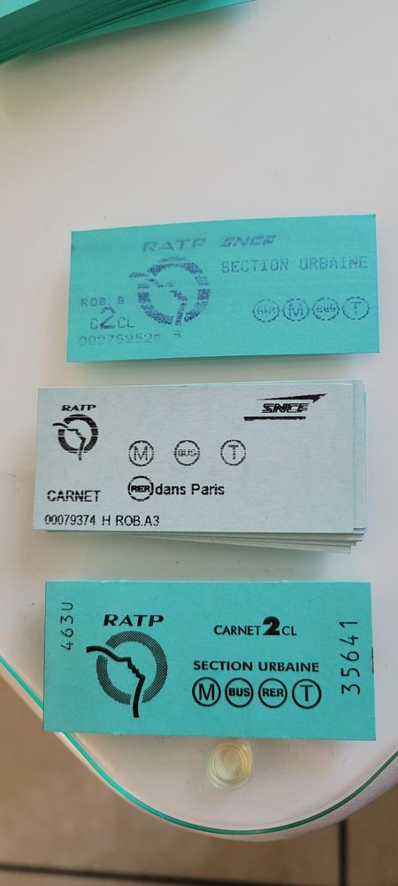 TICKETS TRANSPORT 1 Saclay (91)