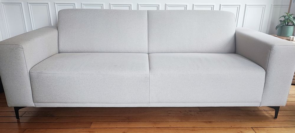 Tikamoon Canap� en tissu �cru, 3 places 580 Courbevoie (92)