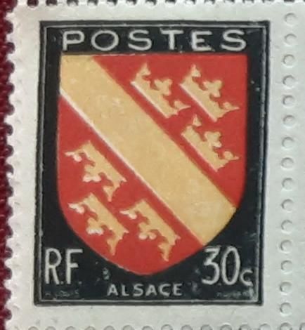 TIMBRE ANCIEN    r�gion ALSACE 1 Pontoise (95)