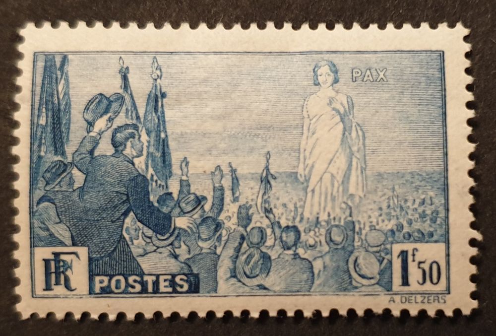 Timbre 328 avec charni�re 2 Jou�-l�s-Tours (37)