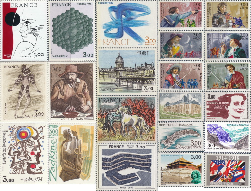 Timbre de collection France en franc 2F80 � 3F00 NEUF
0 Aubin (12)