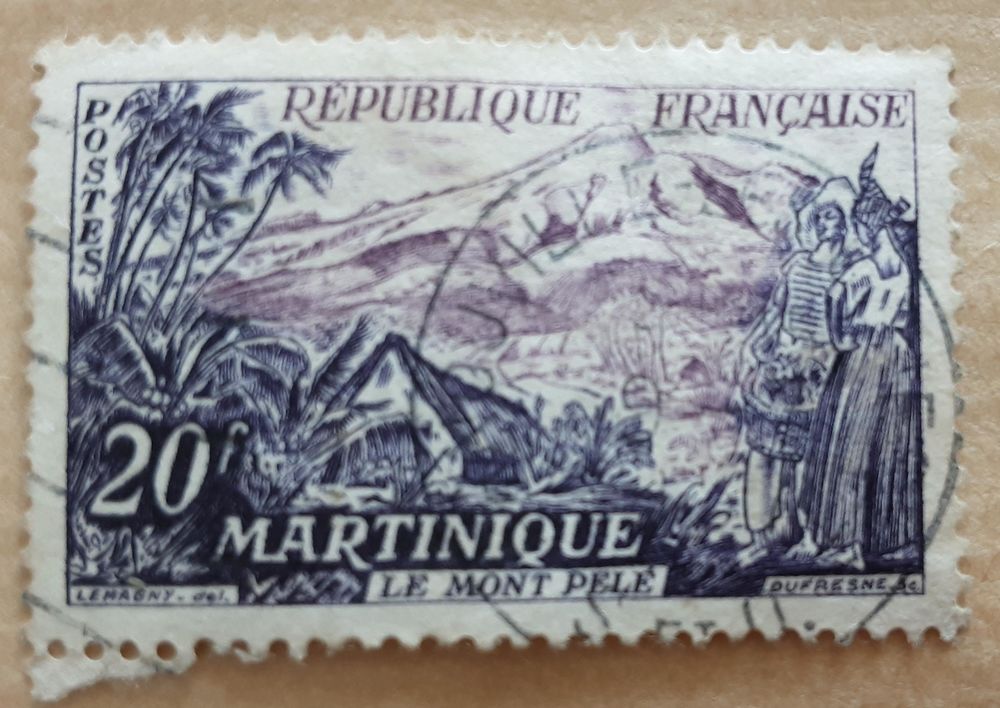 timbre � collection  MARTINIQUE 1 Pontoise (95)