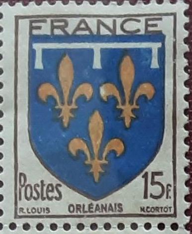 TIMBRE � collection r�gion ORL�ANAIS 1 Pontoise (95)