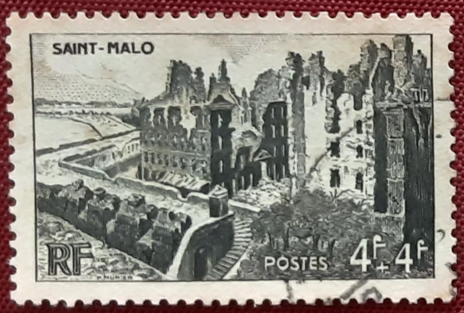 TIMBRE � collection SAINT MALO 4f+4f oblit�r� des ann�es 194 1 Pontoise (95)