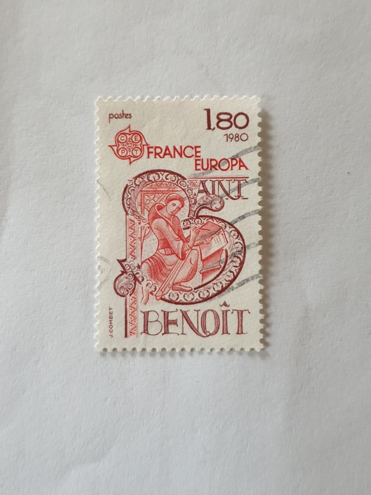 Timbre France 1980 Saint-Benoit - Europa  0.15 euro Oblit�r� 0 Marseille 9 (13)