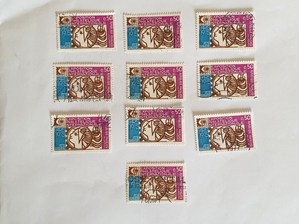 Timbre france Arphila 75 Paris Exposition Philat�lique 1974 0 Marseille 9 (13)
