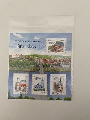 Timbre France. Bloc F5676  Bratislava neuf** sous blister. 10 Saint-Gilles (30)
