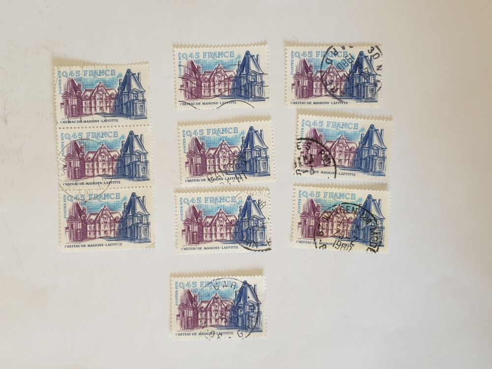 Timbre france Ch�teau de Maisons-Laffitte 1979- lot 0.60 eur 0 Marseille 9 (13)