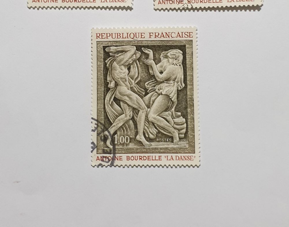 Timbre France la danse antoine bourdelle 1968-  0.11 euro 
0 Marseille 9 (13)