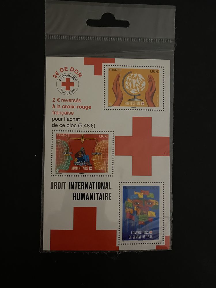 Timbre France. F5629 sport neuf**Croix-rouge sous blister. 7 Saint-Gilles (30)