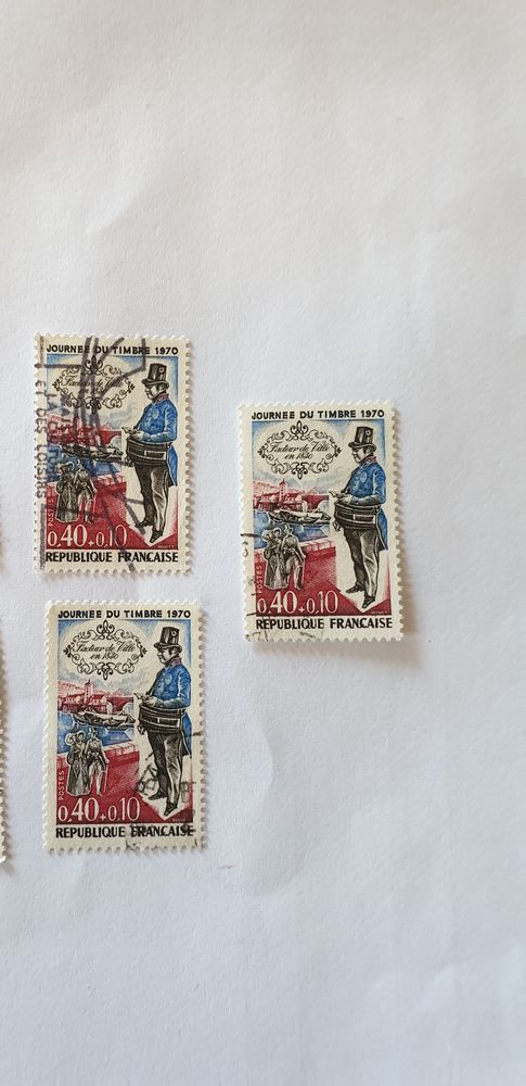 Timbre france Journée du timbre 1970 - lot 0.30 euro  0 Marseille 9 (13)