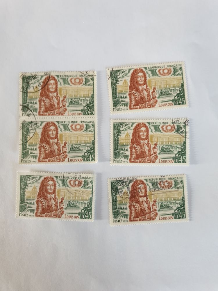 Timbre france Louis XIV 1970 - lot 0.60 euro 0 Marseille 9 (13)
