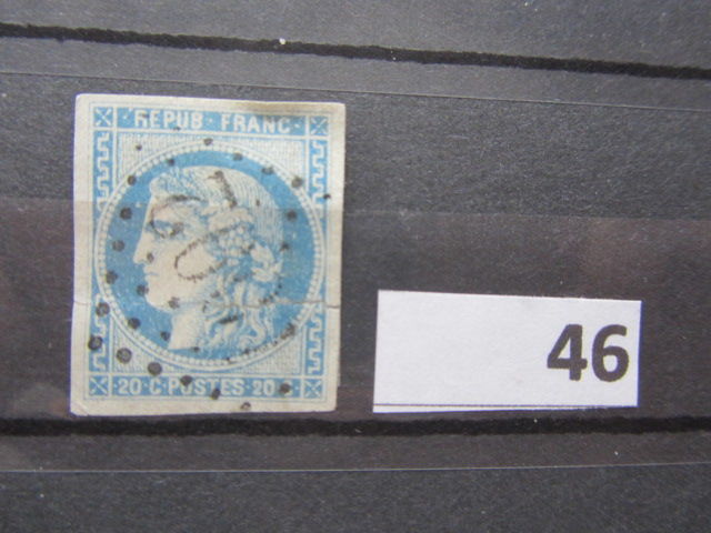 timbre france oblit�r� 46 15 Reims (51)