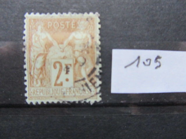 timbre france oblit�r� 105 10 Reims (51)