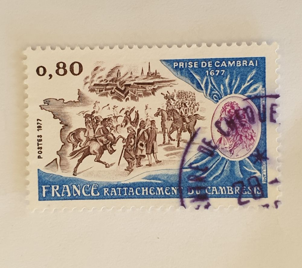 Timbre france Rattachement du Cambr�sis 1977 - 0.10 euro
0 Marseille 9 (13)