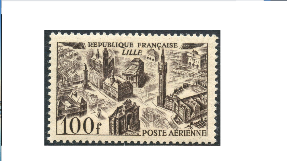 timbre  LILLE  100 fr 1 Nouzonville (08)