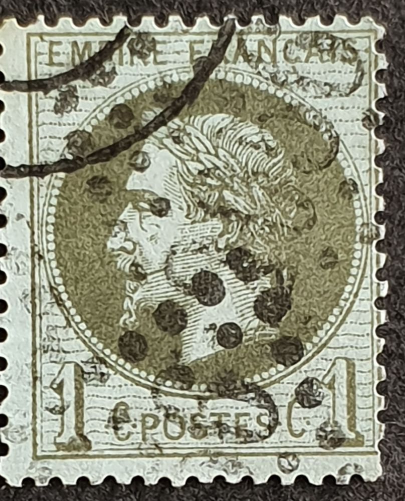 Timbre num�ro 25 oblit�r� 10 % de la c�te 3 Jou�-l�s-Tours (37)