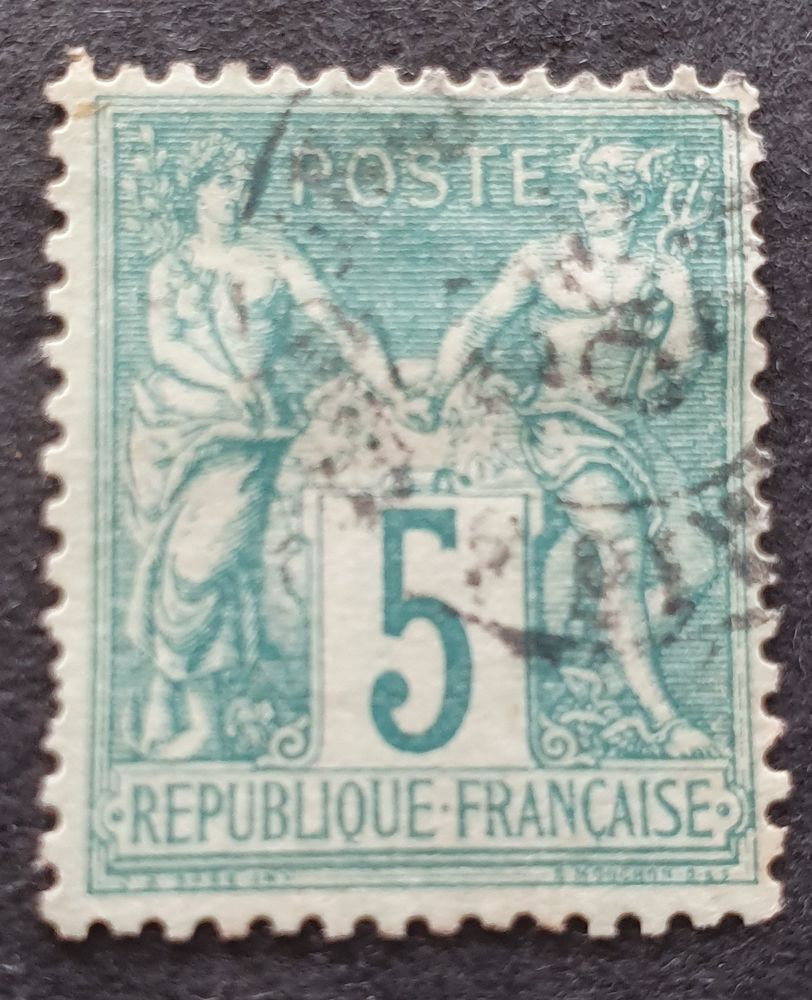 Timbre num�ro 64 oblit�r� 10 % de la c�te 6 Jou�-l�s-Tours (37)