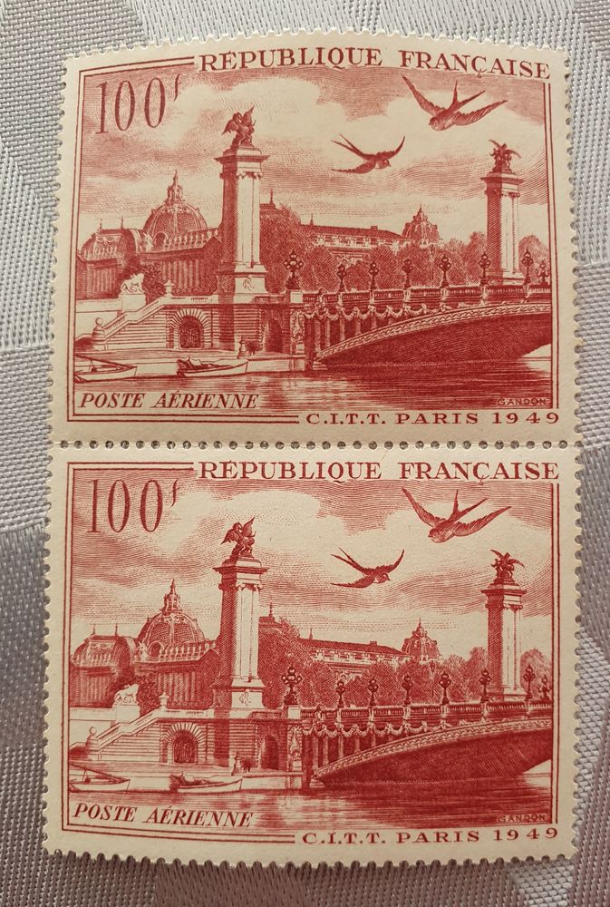 Timbre PA28 neufs en paire ou � l'unit� 2 Jou�-l�s-Tours (37)