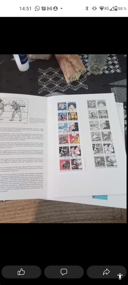 Timbre pour collection 50 Abancourt (60)