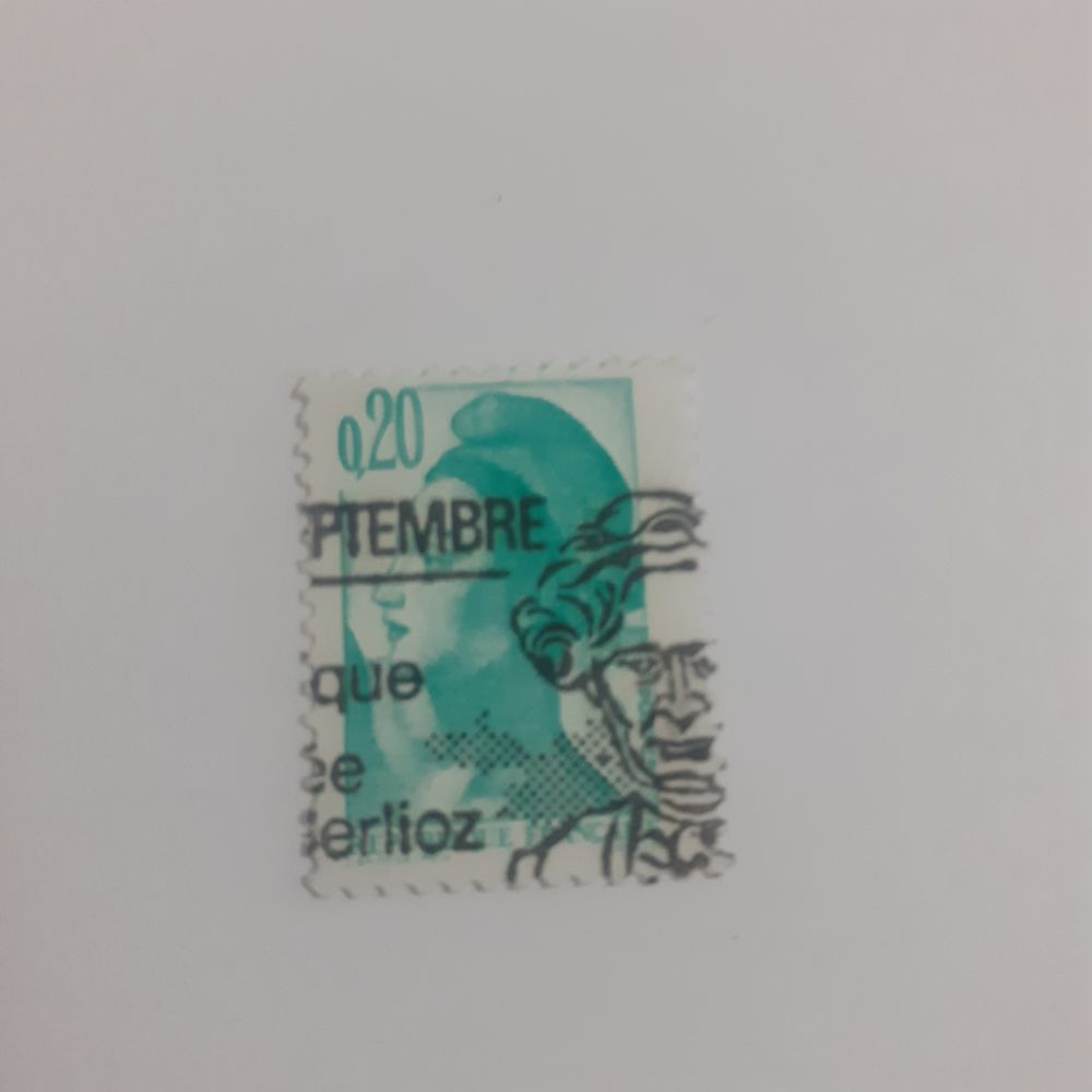 timbre unique d une grande valeur 0.20 francs Marianne de b� 250 Fleury-les-Aubrais (45)