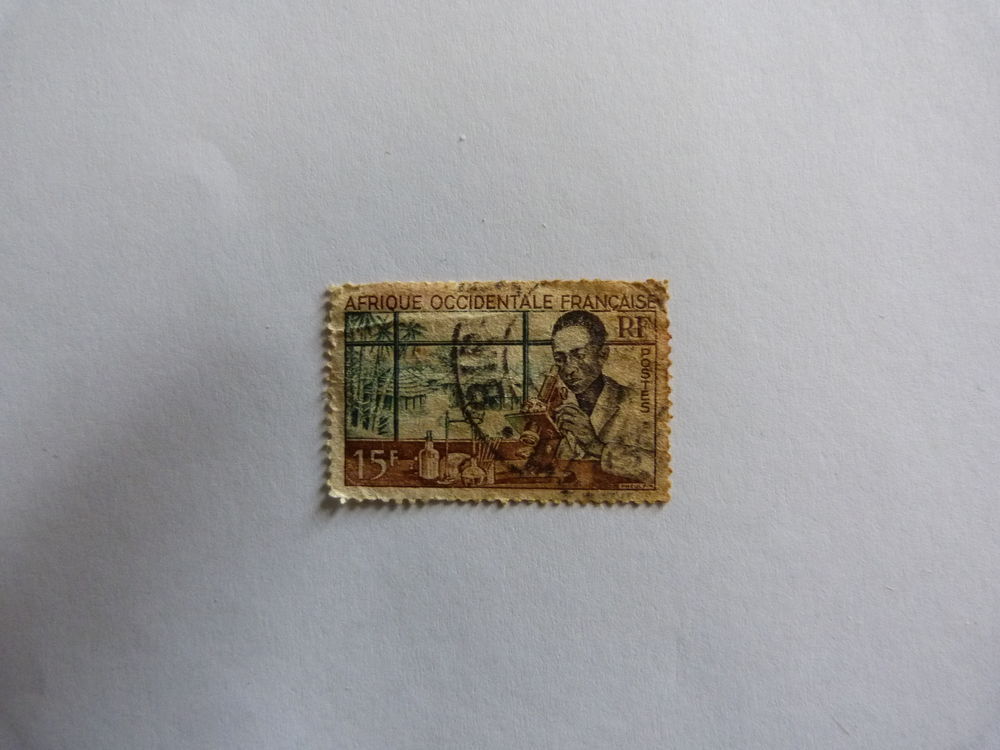 timbres d'Afrique Occidentale Fran�aise. 0 Pleslin-Trigavou (22)