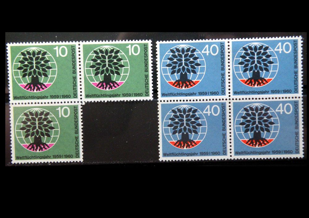 Timbres ALLEMAGNE 1960 YT 199-200 1 Lyon 4 (69)