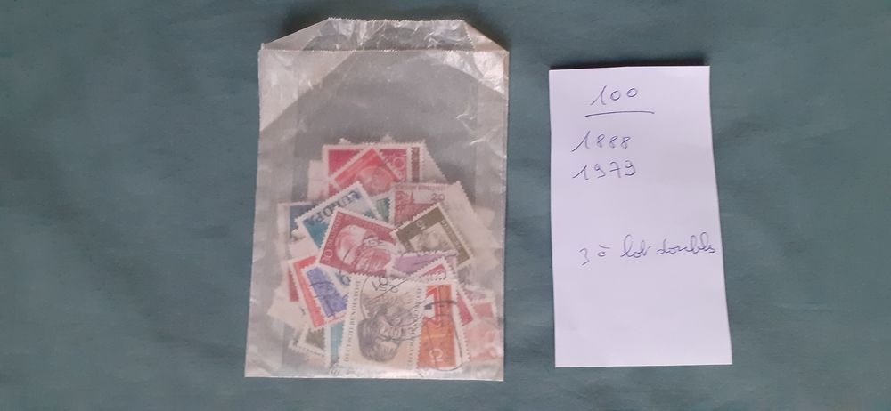 Lot de 100 timbres Allemagne Lot 3 1 Grisolles (82)