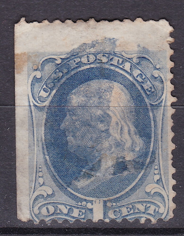 Timbres AMÉRIQUE-USA-États Unis 1870 YT 39 3 Lyon 4 (69)