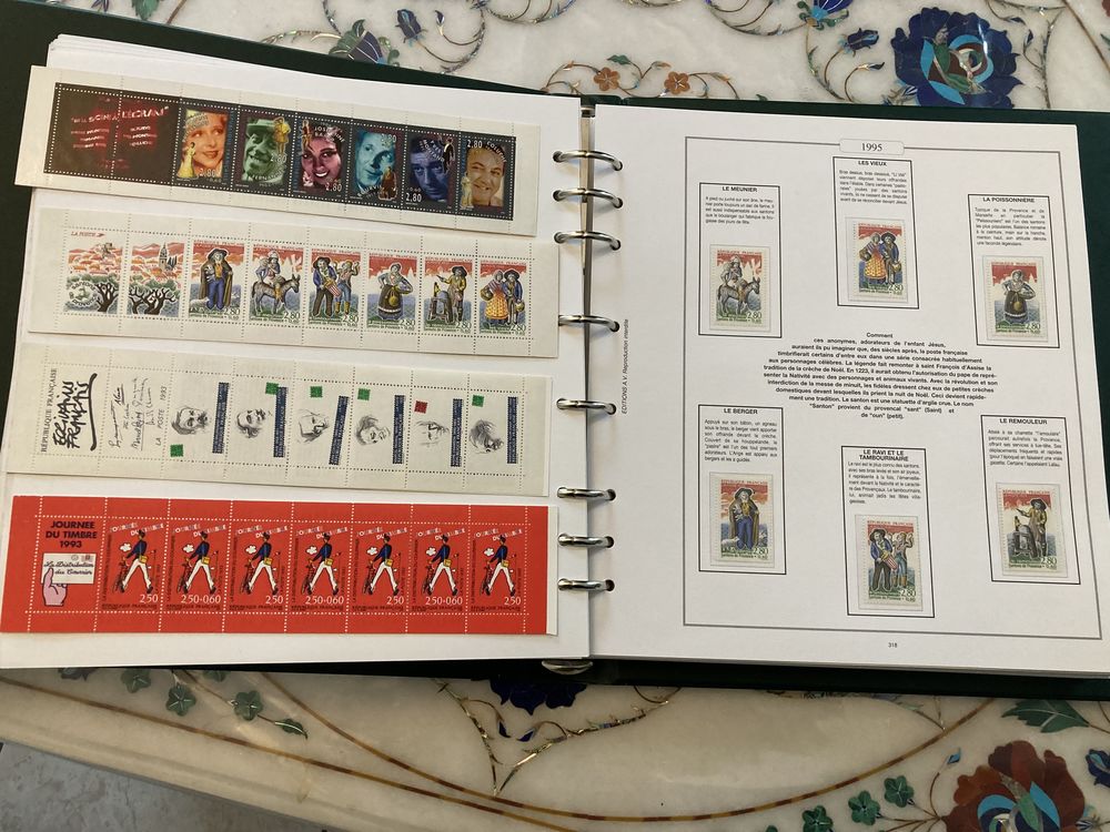 timbres ann�es compl�tes 1989/1998 neufs 480 Clavette (17)