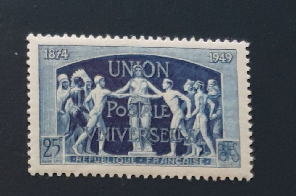 Timbres 852 - 860 et 862 avec charni�re  60c 1 Jou�-l�s-Tours (37)