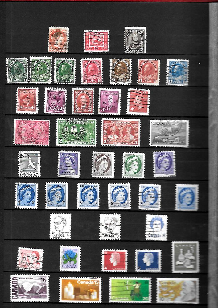 Timbres du CANADA 0 Mulhouse (68)