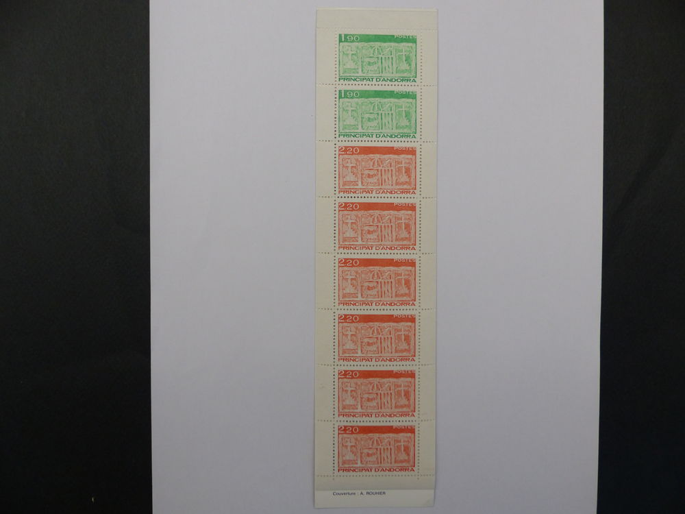 TIMBRES  CARNET  D 'ANDORRE  DE  1987 2 Le Havre (76)