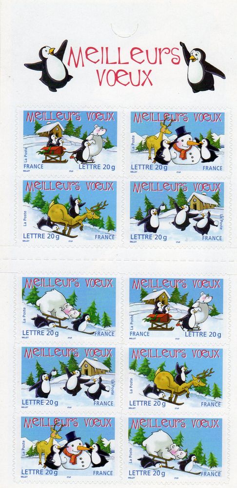 TIMBRES EN   CARNET   FRANCE
NEUF **  NON PLIE 13 Caumont (09)