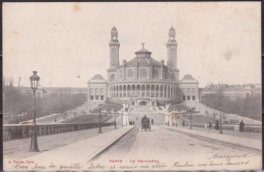 Timbres-CPA-carte postale- PARIS (75) Le Trocadéro - 1903 4 Lyon 4 (69)