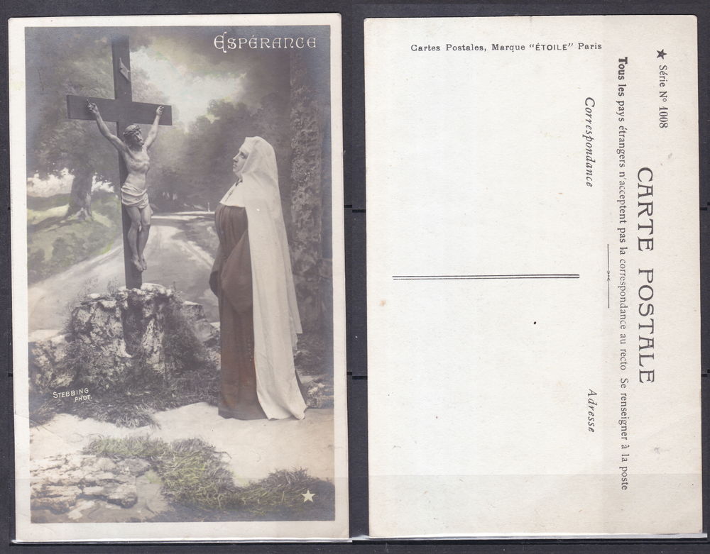 Timbres-CPA-carte postale- FRANCE - Espérance - Stebbing 1 Lyon 4 (69)