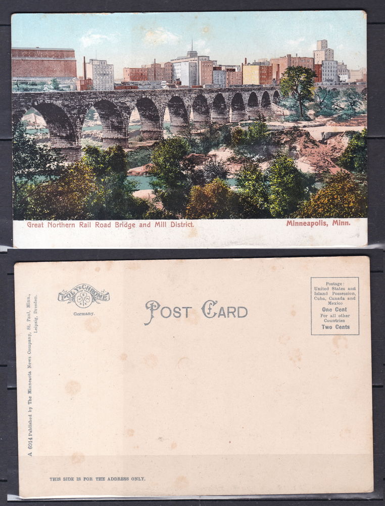 Timbres-CPA-carte postale- Minneapolis (États Unis) Great No 5 Lyon 4 (69)