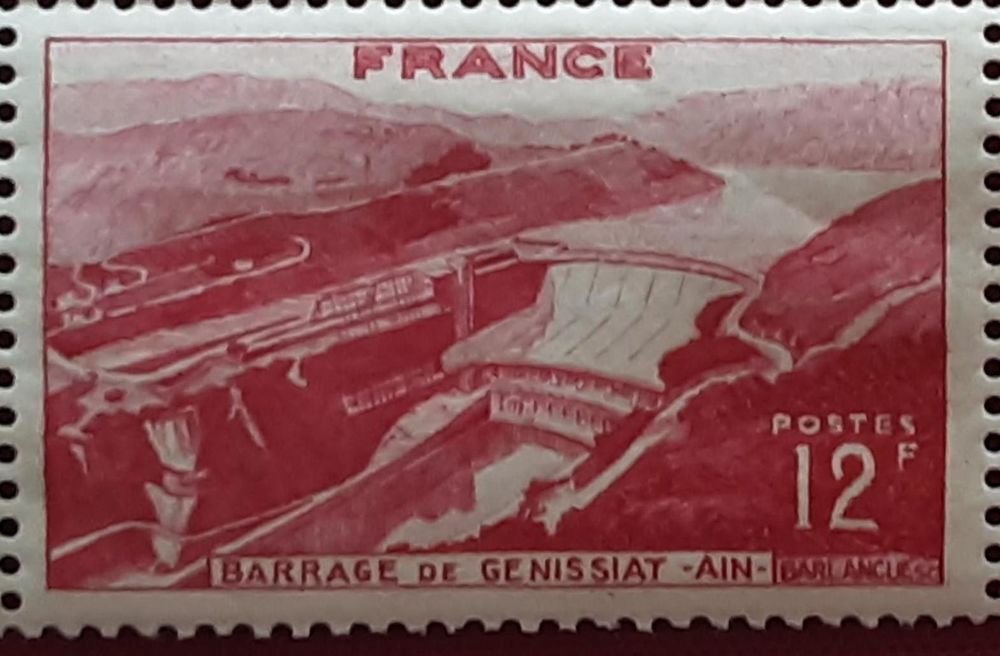 TIMBRES � collection  4 exemplaires disponibles G�NISSIAT 
1 Pontoise (95)