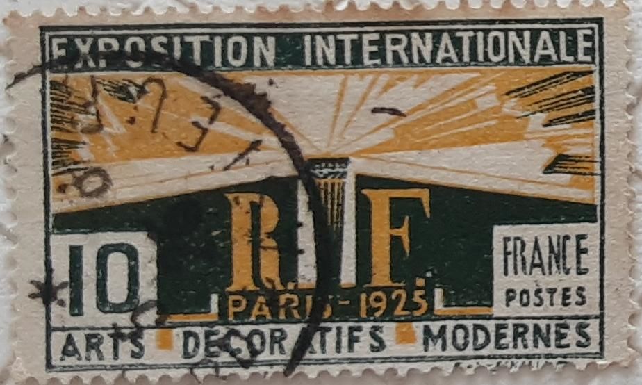 TIMBRES � collection  expo  PARIS 1925 10f 1 Pontoise (95)