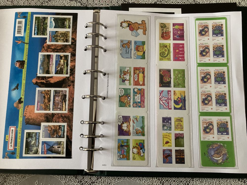 timbres collection fran�ais neufs ann�e 2007-2009 450 Clavette (17)