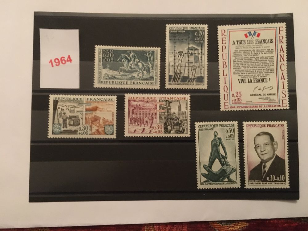 Timbres de collection de France  ** Neufs  1964 0 Lyon 7 (69)