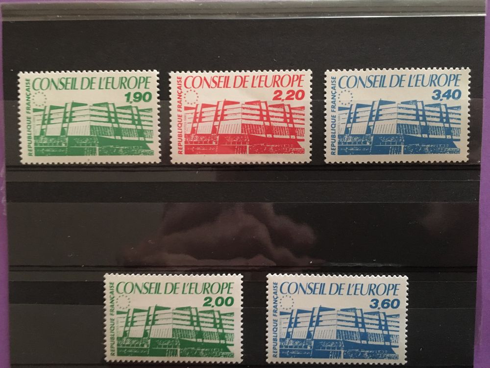 Timbres de collection de France Neufs **  86 � 89 1 Lyon 7 (69)