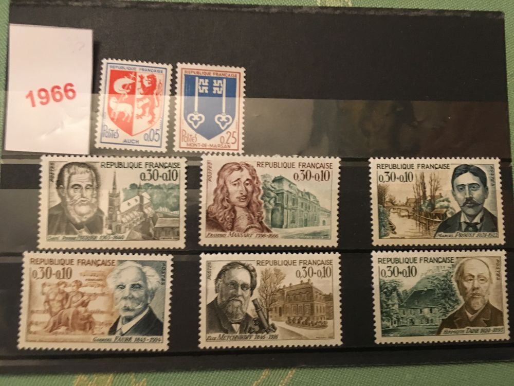 Timbres de Collection de France  Neufs  **     1966 1 Lyon 7 (69)
