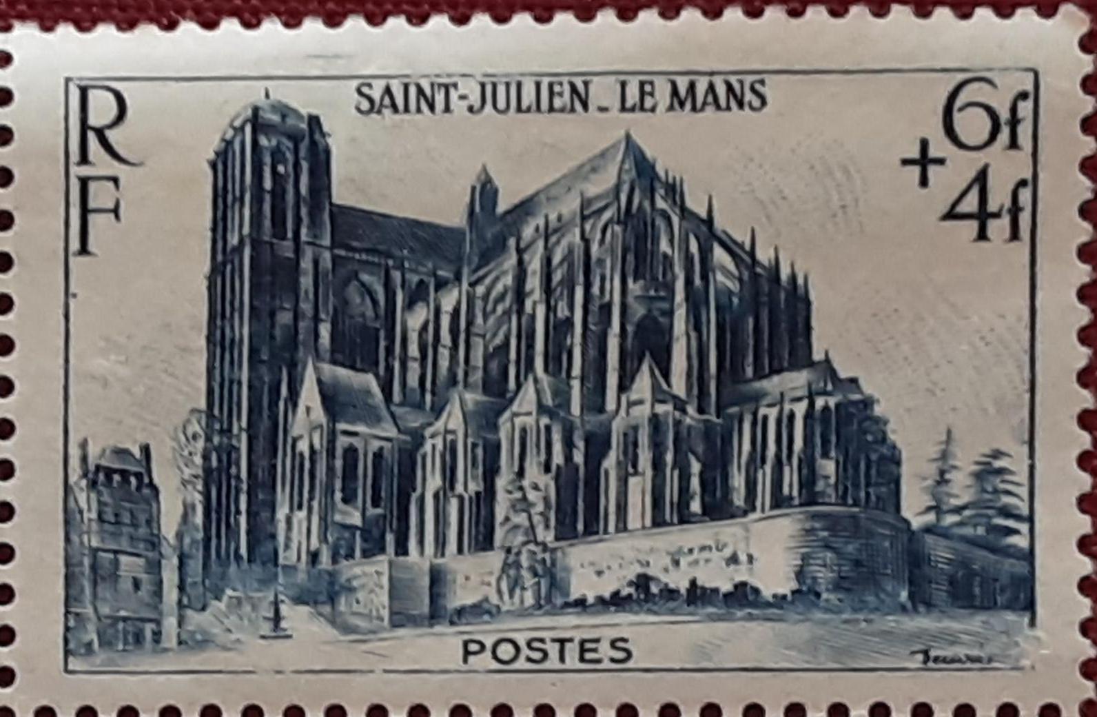 TIMBRES � collection LE MANS - SAINT JULIEN 6f+4f 1 Pontoise (95)
