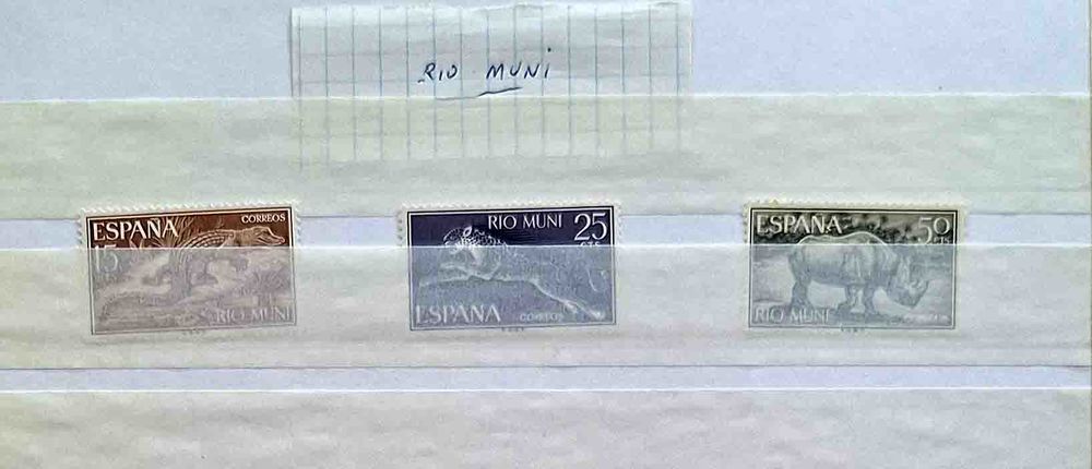 Timbres de collection de Rio Muni 3 Gap (05)